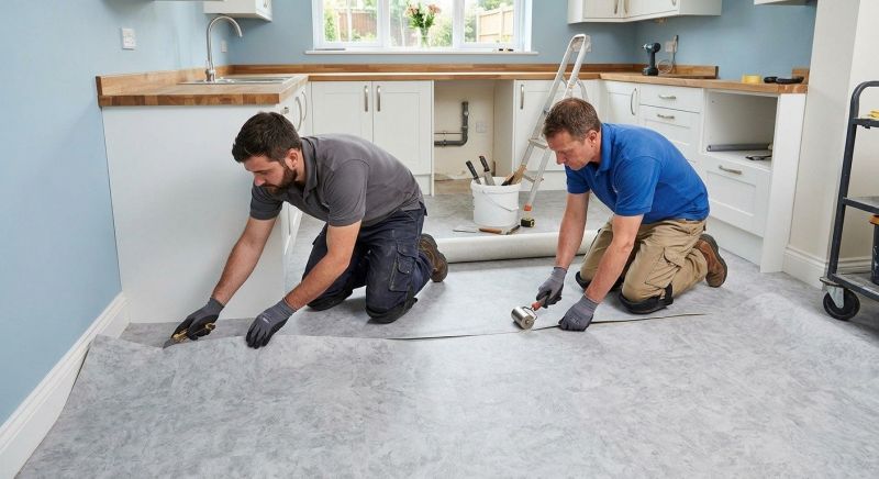 Sheet Linoleum Installation in Bridgewater, VA