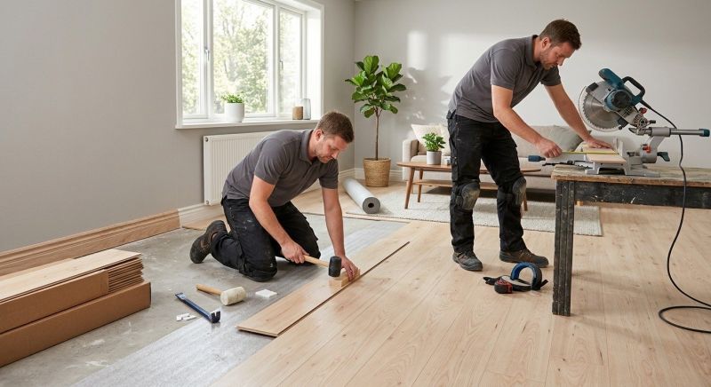 Laminate Floor Installation in Stuarts Draft, VA