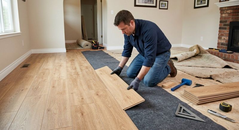 Laminate Floor Remodeling in Waynesboro, VA