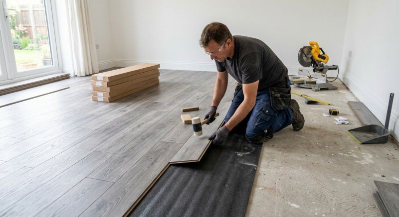 Laminate Floor Remodeling in Waynesboro, VA