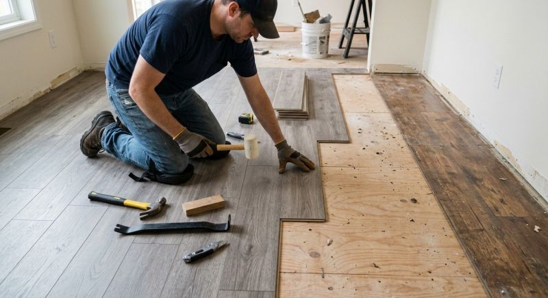 Laminate Floor Replacement in Afton, VA