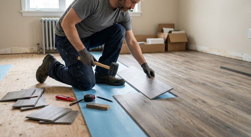 Linoleum Floor Installation in Stuarts Draft, VA