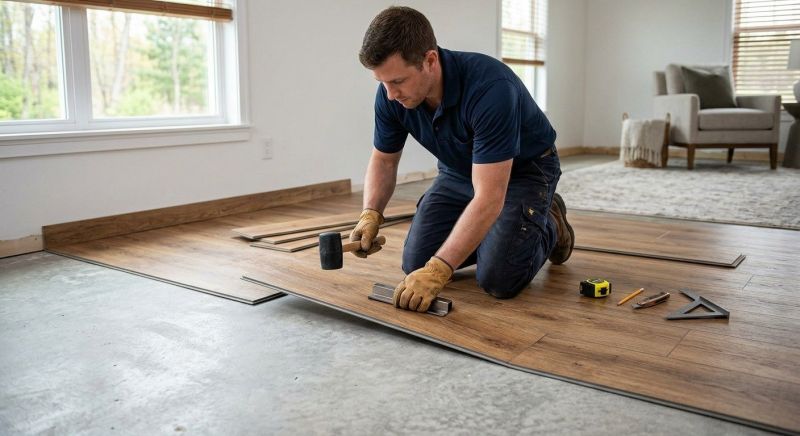 Luxury Vinyl Tile Installation in Bridgewater, VA