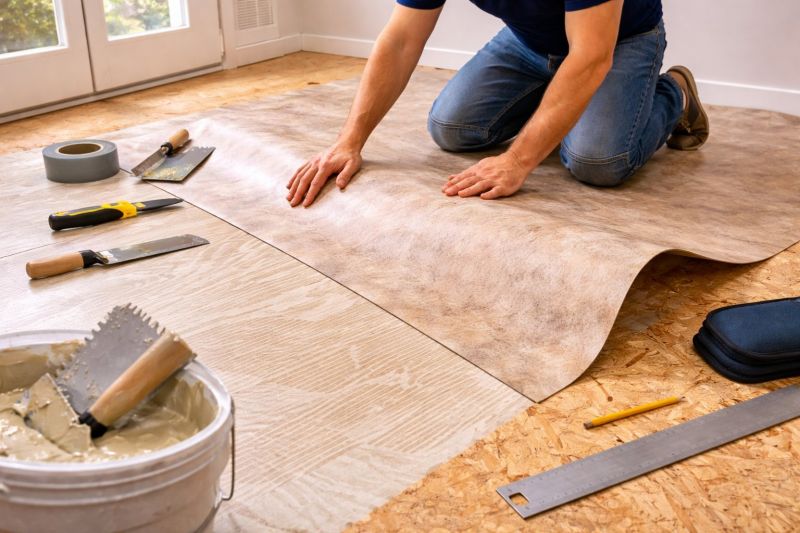Sheet Flooring Installation in Bridgewater, VA
