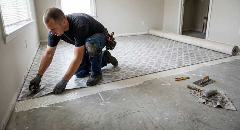 Sheet Flooring Installation in Lovingston, VA