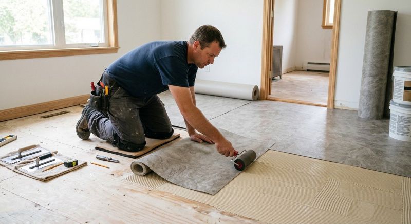 Sheet Vinyl Installation in Albemarle County, VA