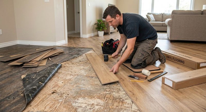 Vinyl Flooring Installation in Lovingston, VA