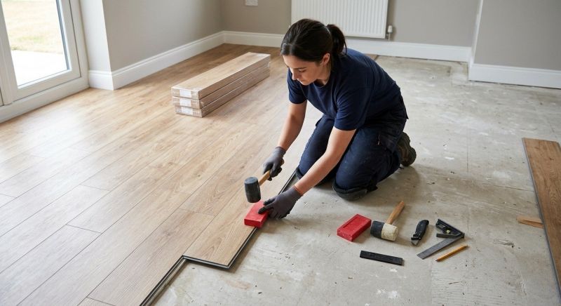 Vinyl Plank Floor Installation in Waynesboro, VA