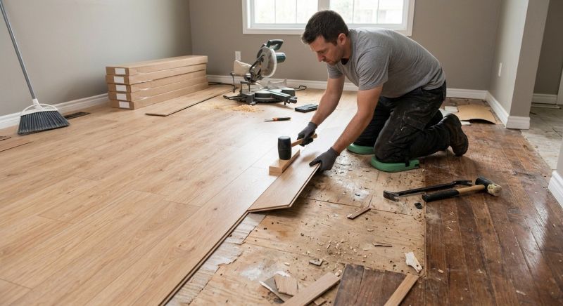 Wood Laminate Installation in Waynesboro, VA